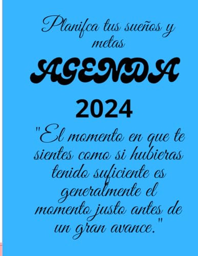 Agenda Planificadora Blue Sky 2024: Planificación Semanal Y