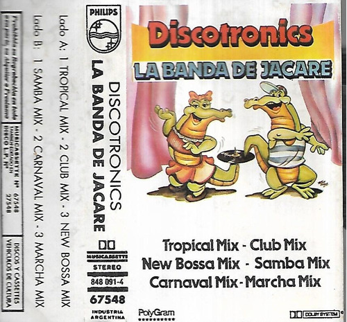 Discotronics Album La Banda De Jacare Sello Polygram Kct