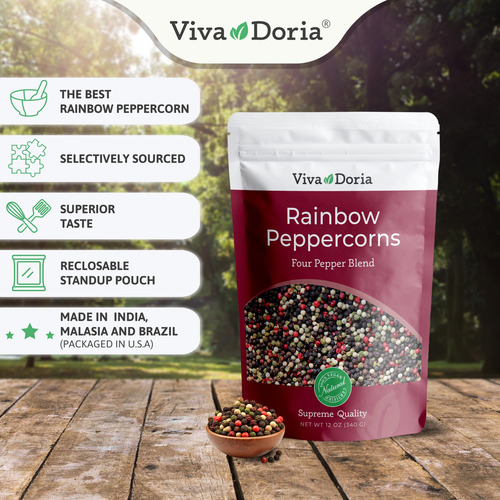 Mezcla De Pimientas Arcoíris Y Sal Rosa Del Himalaya 1 Kg