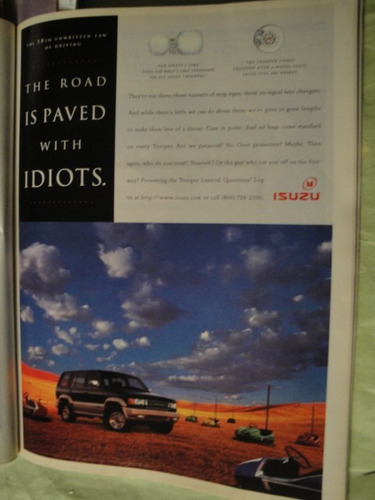 Publicidad Isuzu Trooper Año 1996