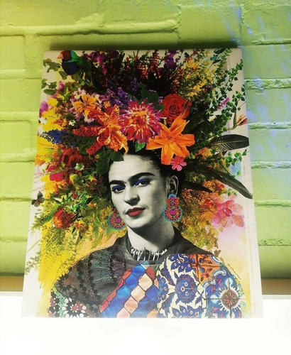 Cuadro Decorativo Canvas 55x40 Cm - Frida Khalo Art