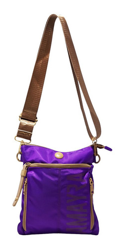 Imagen 3 de 10 de Morral Con Cierre Bandolera Premium Street Amayra
