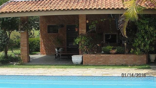 Imagem 2 de 21 de Chácara 2.000m2, Sobrado, Condomínio Fechado, 4 Dormitórios, 2 Suítes, Piscina, 10 Vagas, Churrasqueira, Sauna, Área De Lazer - Ch00108 - 69739716