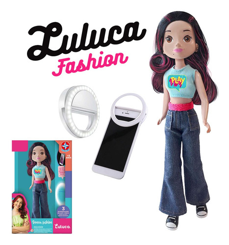 Luluca Fashion Doll Boneca - Estrela 1001000600026