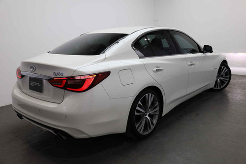 Imagen 2 de 15 de Infiniti Q 50 2018 4p Q50 Hybrid 50kw O V6/3.5 Aut
