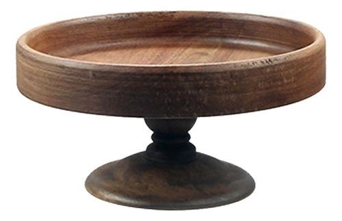 Soporte De Madera For Pasteles, Pedestal For Servir L
