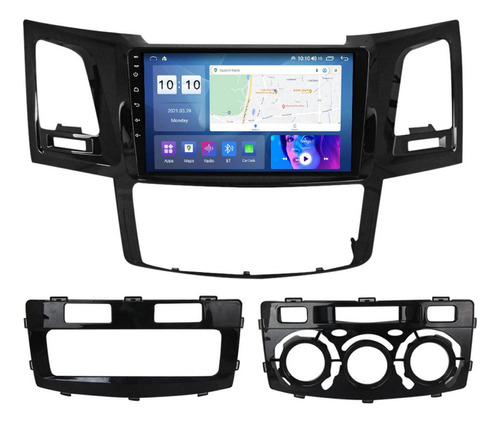 Pantalla Reproductor 9 Pulgadas Fortuner/hilux Youtube ,gps 