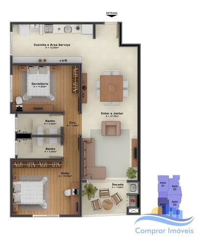 Imagem 9 de 15 de Apartamento - Ponte Do Imaruim - Ref: 206 - V-206
