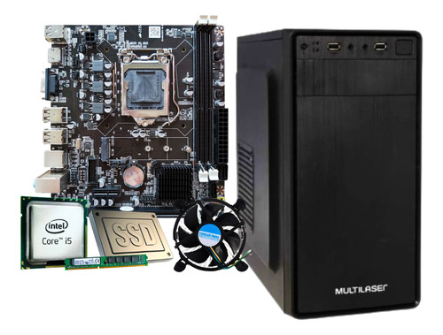 Pc Cpu Intel I5 4570 H81m  8gb  Ssd 240gb