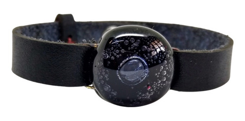 Imagen 1 de 3 de Pulsera De Vidrio Y Piel Chica Soda Burbuja