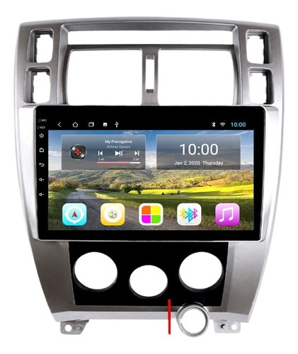 Autoestéreo 2+32g Carplay Cámara Para Hyundai Tucson 2006-13