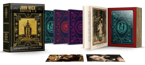 John Wick 1-3 Stash Book Collection 4k Ultra Hd Steelbook