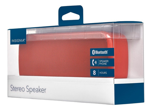 Parlante Portatil Insignia Bluetooth Rojo Fact A-b