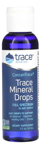Trace Minerals Gotas Minerais Concentrace 59ml Importado