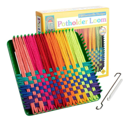 Telar De Agarradera De 6  X 6  Metal Potholder Loom M-550