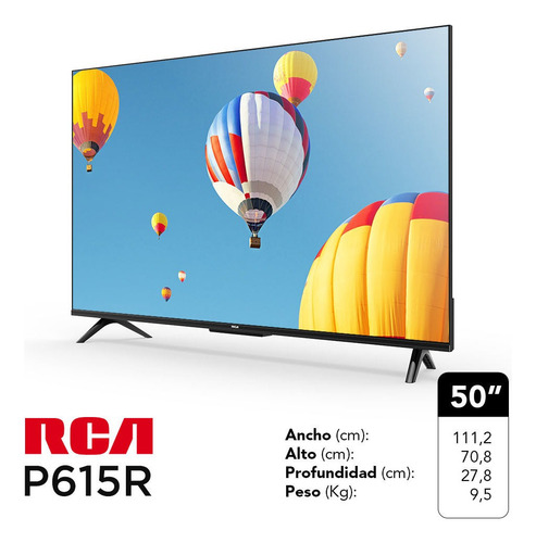 Led 50 Rca 50p615r 4k Hdr Smart Tv Android