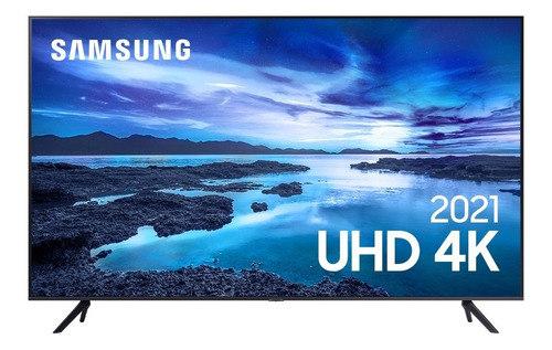 Imagem 1 de 9 de Smart Tv Samsung 50'' Uhd Processador Crystal 4k Au7700