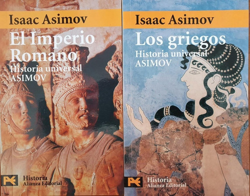 2 Libros Isaac Asimov - Imperio Romano + Los Griegos Alianza