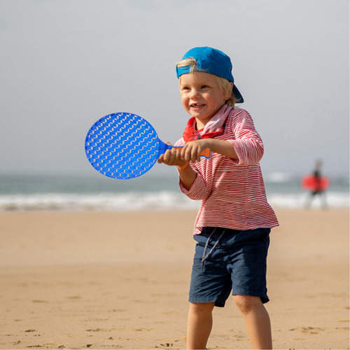 1 Juego De Raquetas De Bádminton De Plástico Para Niños, Raq