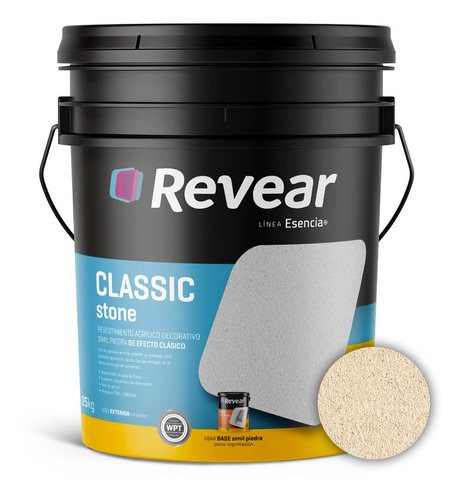 Revear Classic Stone Revestimiento Acrilico 25kg Prestigio