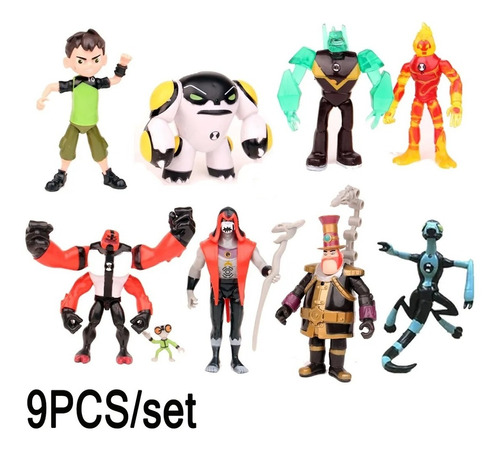 Ben 10 Set De Figuras De Ben Tennyson Colección Completa 