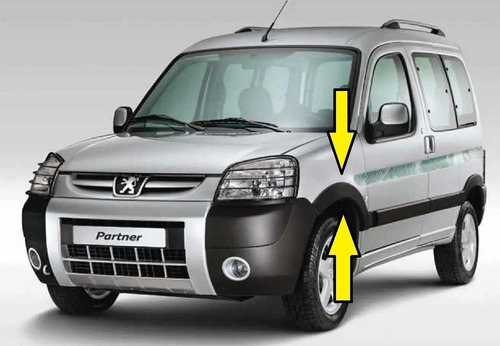 Peugeot Partner 2009 Fender Pasaruedas Delantero Izquierdo