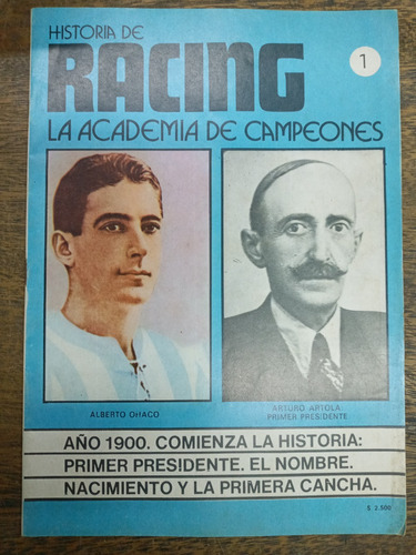 Historia De Racing Nº 1 * La Academia De Campeones * Gam *