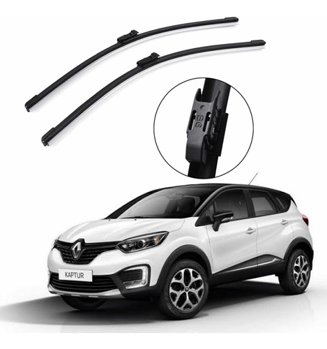 Plumas Limpiaparabrisas Flexibles Renault Captur 2018 A 2021