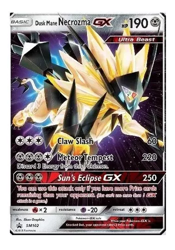 Kit Pokémon Lendário Solgaleo Gx Lunala Gx Ultra Necrozma Gx