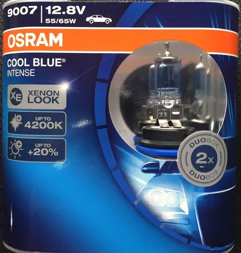 Juego De Focos Osram Cool Blue Intense 9007 12.8v 55/65w