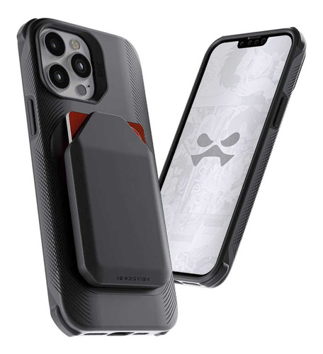 . Funda Ghostek Exec Para iPhone 13 Pro Max Negra Con Porta 