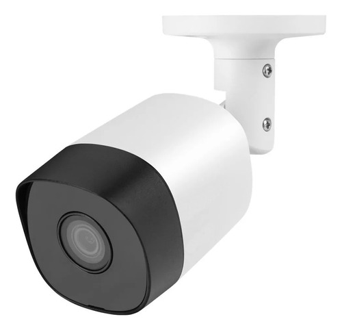 Camera De Segurança Bullet Ahd 2mp 2.8mm Ip66 Visão Noturna Cor Branco