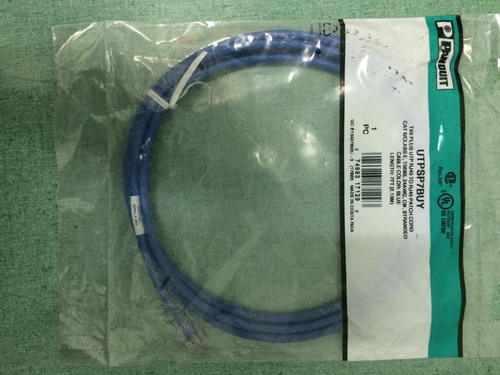 Patch Cord Panduit De 3 Ft Y 7 Ft Azul Cat 6 Utp Rj45