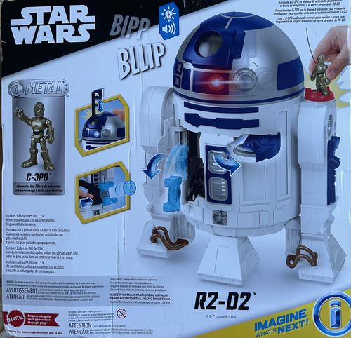 Imaginext Star Wars R2d2 Set De Juego Luz Y Sonido C3po