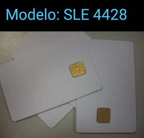 Tarjetas Blancas De Pvc Con Chip Modelo Sle 4428