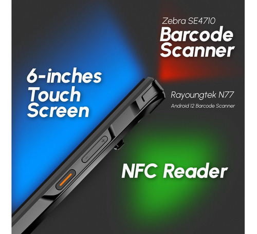 Rayoungtek Android 12 Barcode Scanner 4+64gb Zebra Se4710 Có