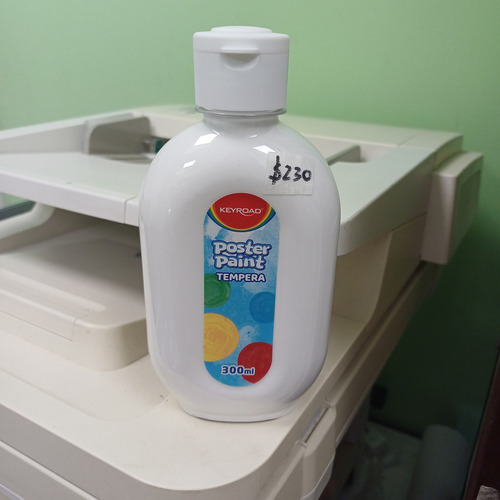 Témpera Infantil Keyroad De 300ml Color Blanco