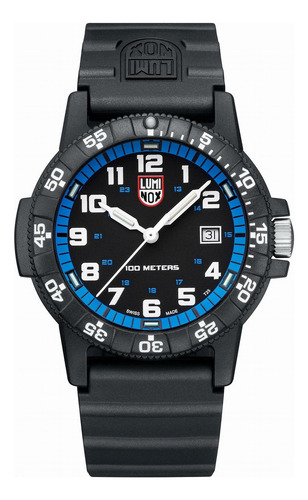 Reloj Luminox Leatherback Sea Turtle Giant 44mm Xs.0324 Negro Negro Azul
