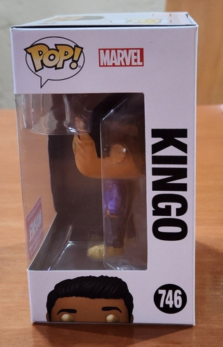 Funko Pop Eternals Kingo 746, Exclusivo Collector Corps (Usado)
