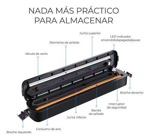 Máquina De Sellado Al Vacío Automático