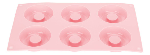 Molde Para Hornear Rosquillas De Silicona Con 6 Cavidades