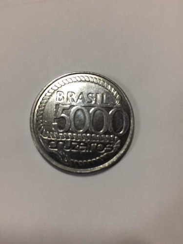 Moeda 5000 Cruzeiros 1992 Tiradentes