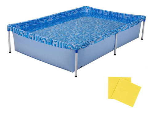 Piscina Com Armação 1000 Litros 189 X 126 X 42 Cm Mor