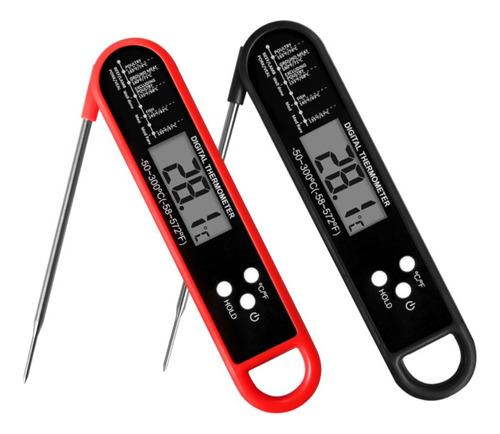 Termometro Digital Lcd Con Sonda -50 A 300 °c