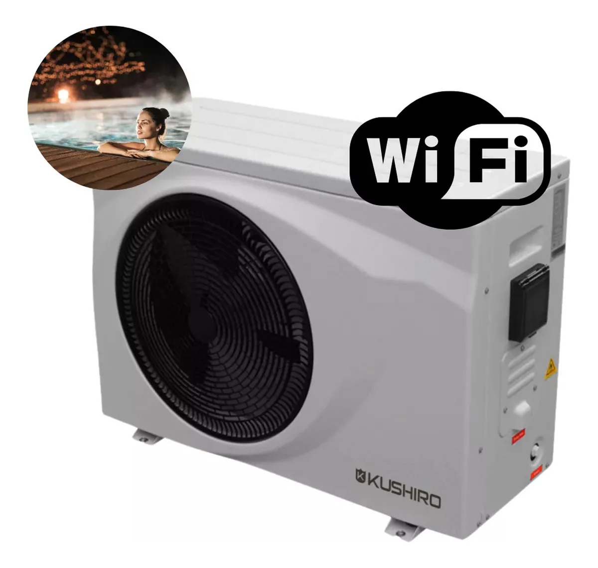 Climatizador Bomba De Calor Inverter Hasta 80.000lt Kushiro