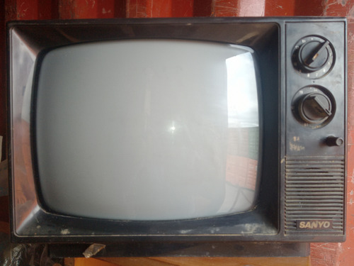 Televisor Sanyo Blanco Y Negro Vhf/uhf (Usado)