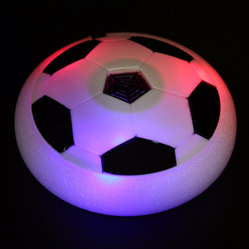 Flat Ball Bola Disco Flutuante Led Musical Futebol 