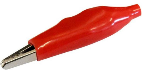Garra Jacare Pequena Com Espaguete Para Bateria Vermelha  81
