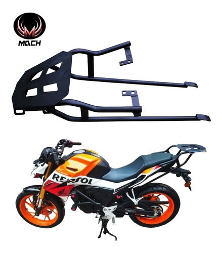 Parrilla Portabultos Para Motocicleta Honda Cb 190 Repsol