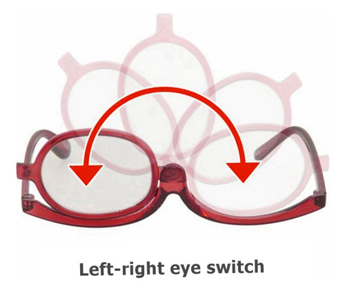 Yy Lupas De Anteojos, Gafas De Maquillaje De Lupa Con Gafas